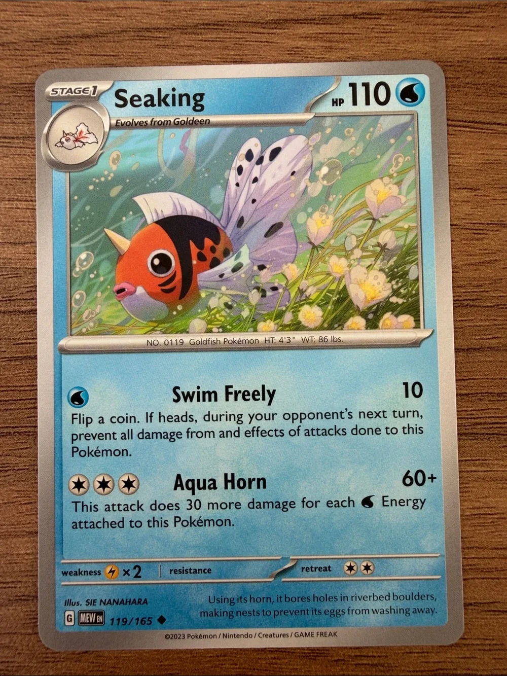🐟 Fish Pokémon Card Lot | Magikarp Feebas Goldeen Luvdisc ✨5/$25✨